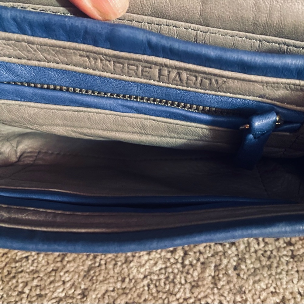 Pierre Hardy Blue and Gray Shoulder Bag - Picture 3 of 7